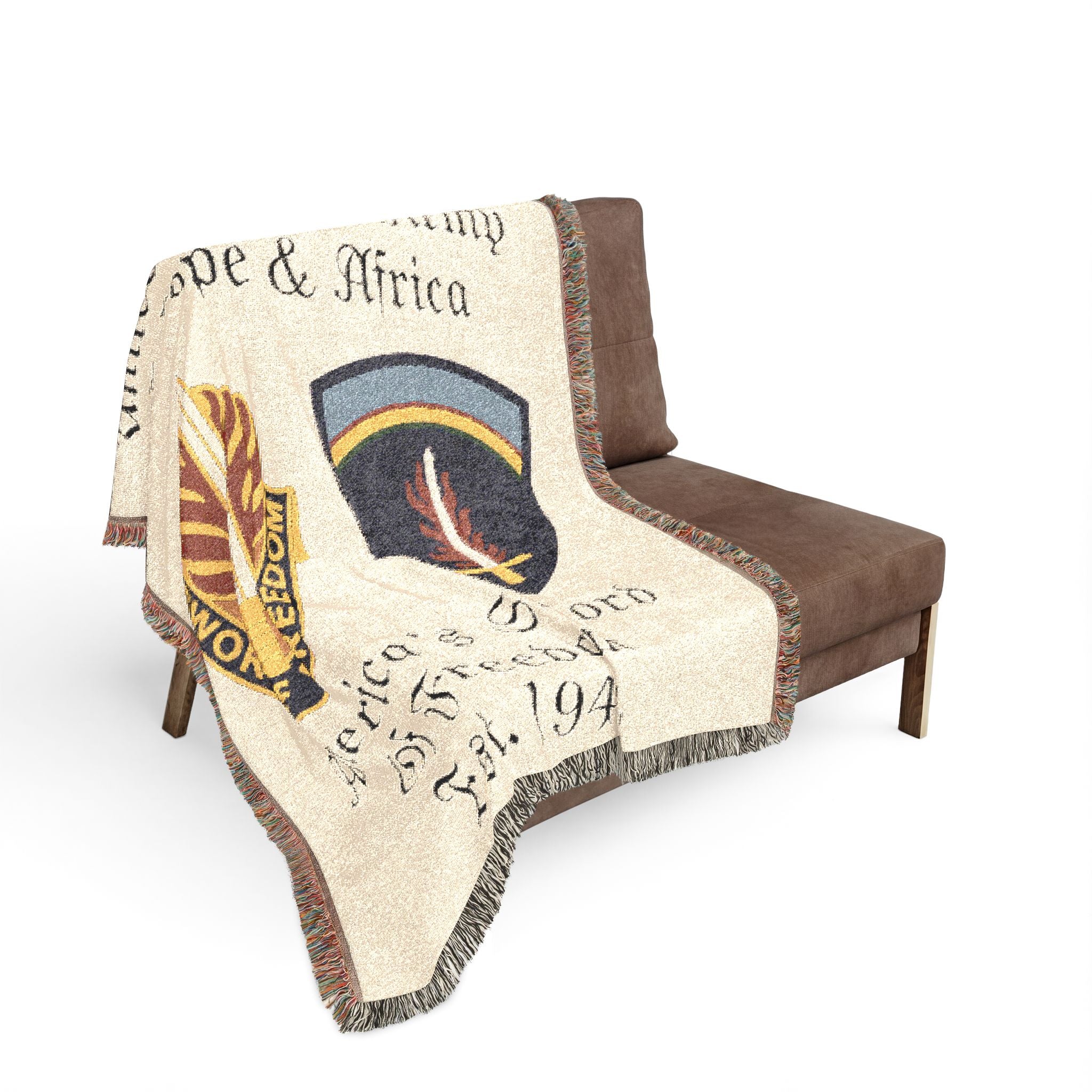 Woven Blanket — United States Army Europe & Africa WWII Commemorative Throw