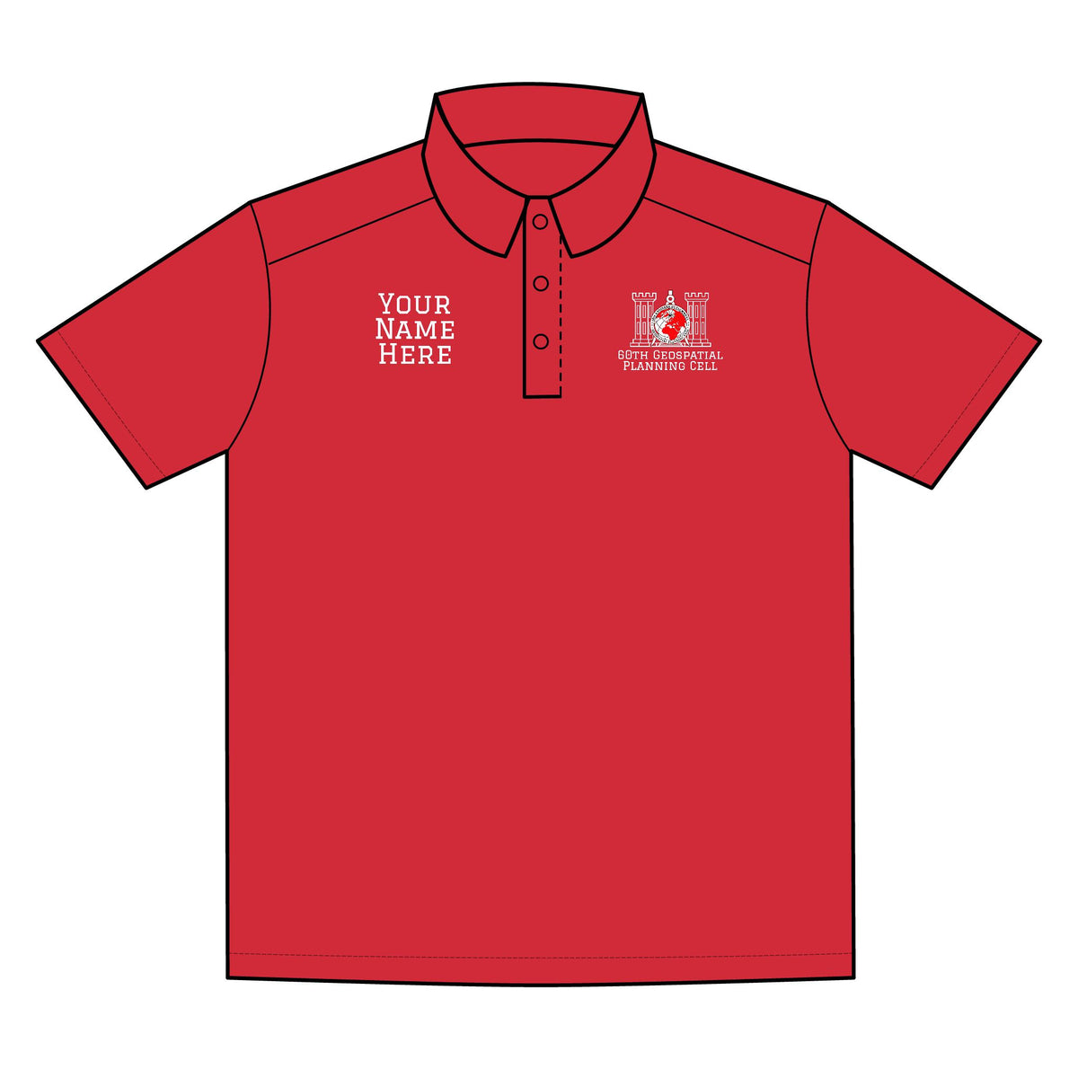 USAREUR-AF 60th GPC Lightweight Snag-Proof Polo