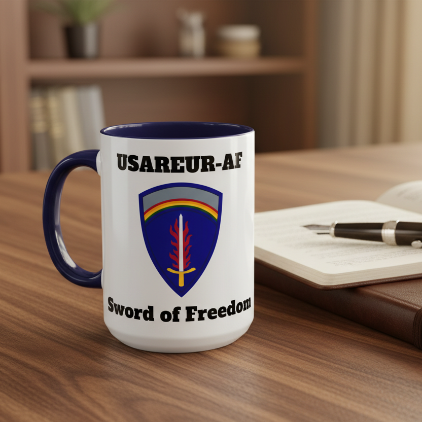 USAREUR-AF 'Sword of Freedom' Coffee Mug — 11/15oz