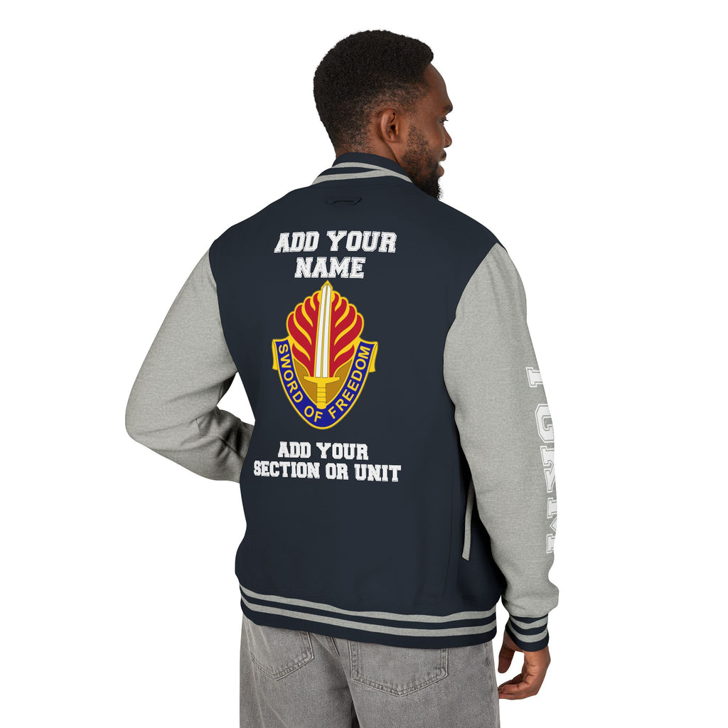 Customizable USAREUR-AF Letterman Jacket