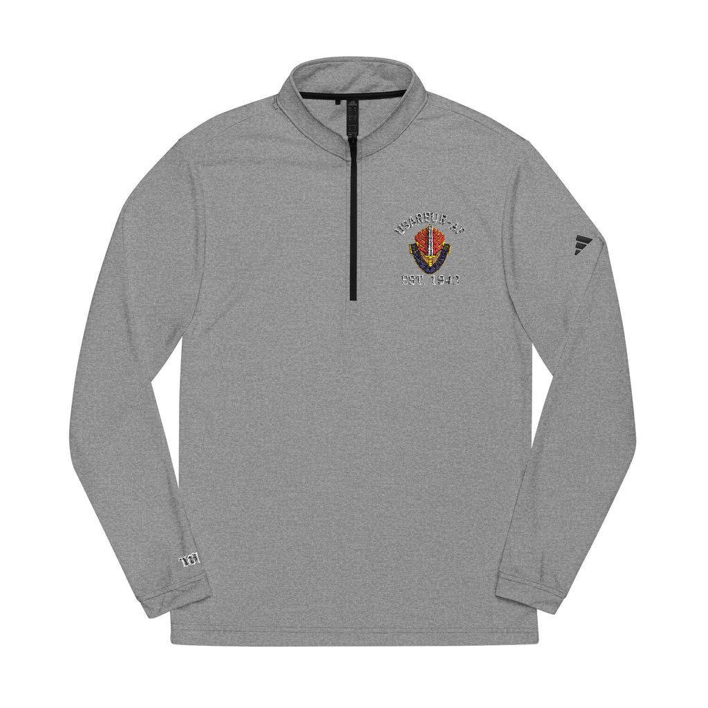 Embroidered Adidas Quarter-Zip Pullover