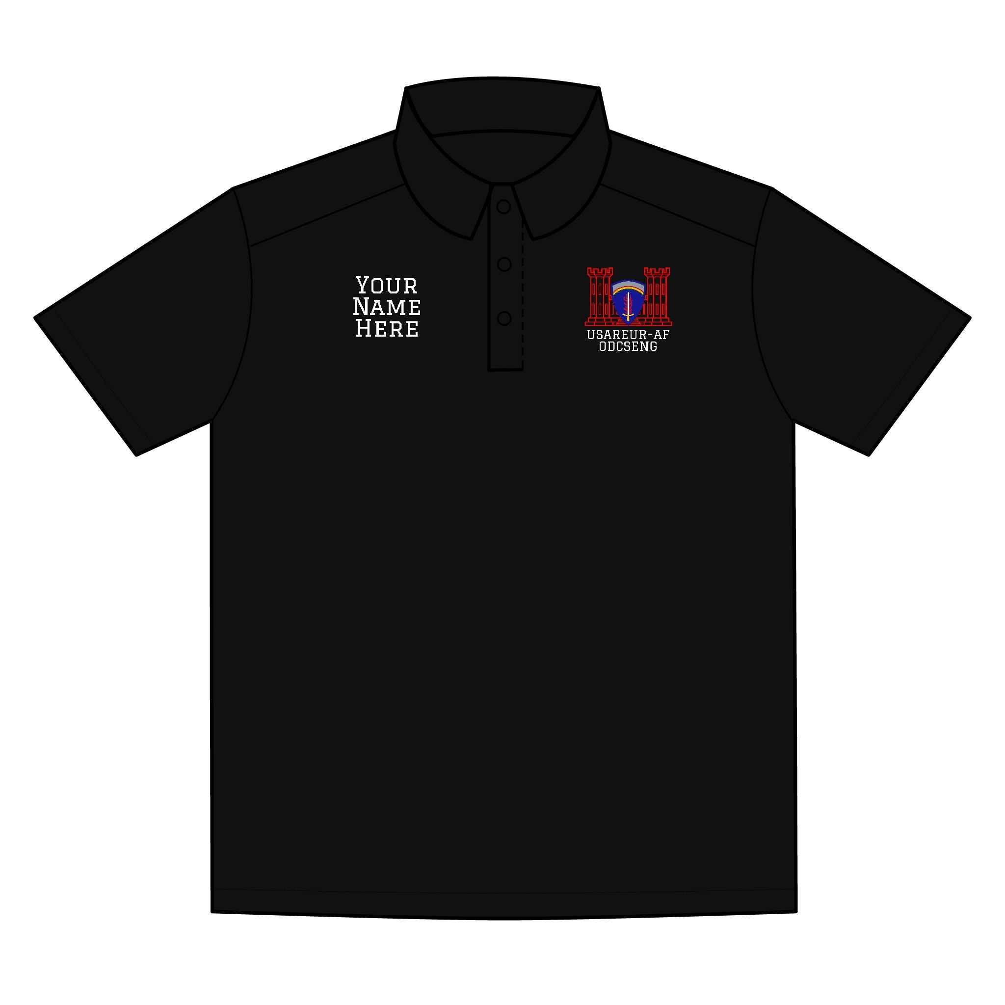 USAREUR-AF ODCSENG Lightweight Snag-Proof Polo