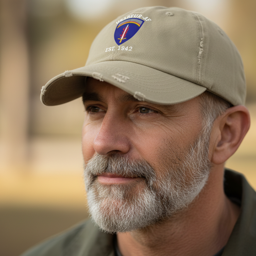 USAREUR-AF Distressed Cap — “Est. 1942”