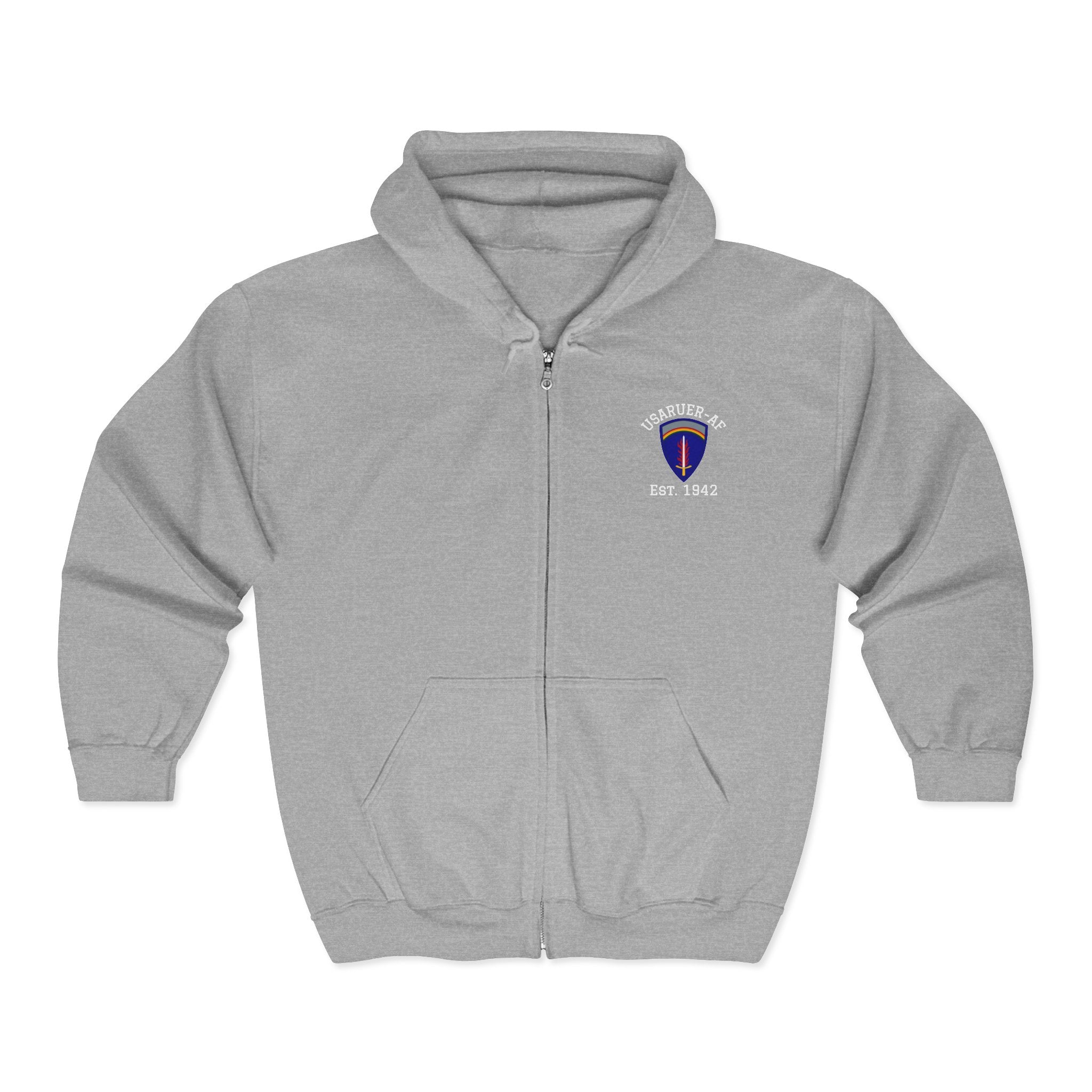 USAREUR-AF Sword of Freedom Full-Zip 50/50 Hoodie