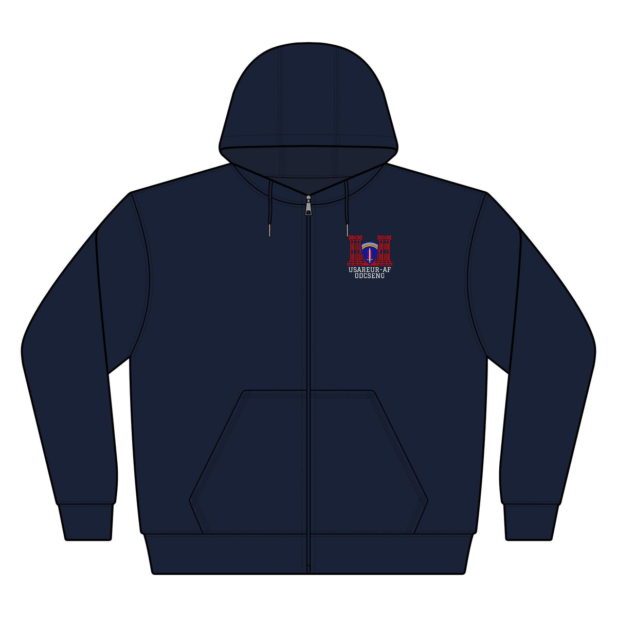 USAREUR-AF ODCSENG Tough Fleece Full-Zip Hoodie