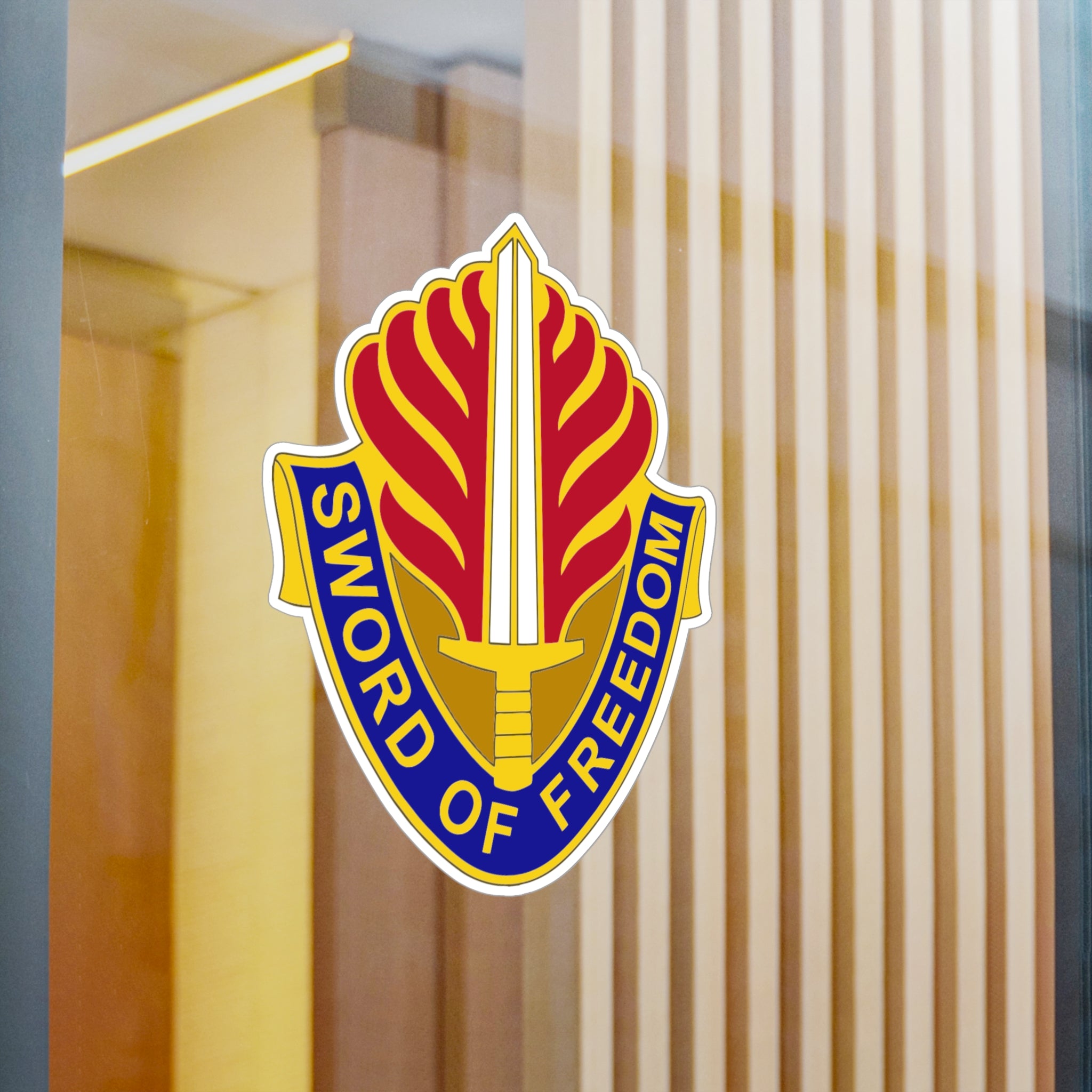 USAREUR-AF Sword of Freedom Vinyl Indoor/Outdoor Sticker