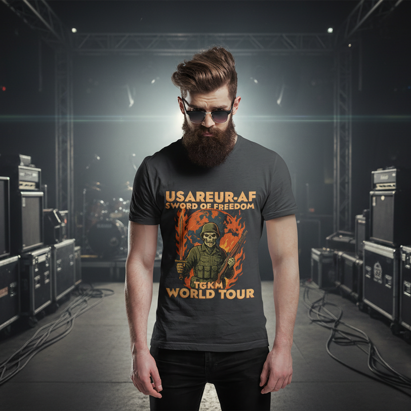 TGKM World Tour Graphic T‑Shirt
