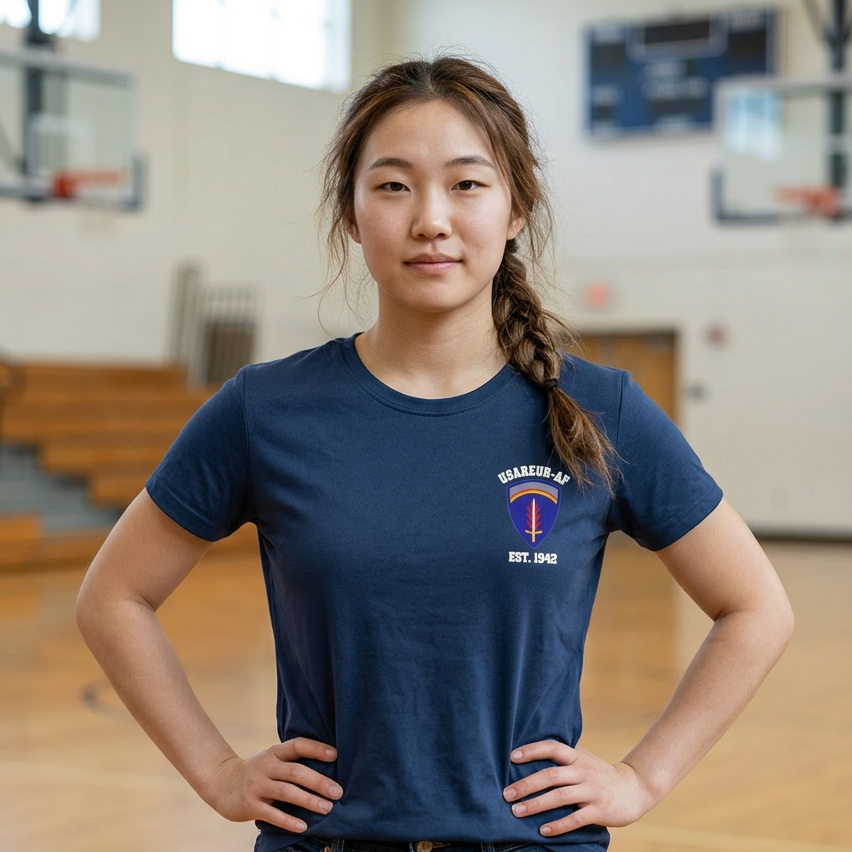 **NEW** Women's USAREUR-AF Sword of Freedom PT Shirt