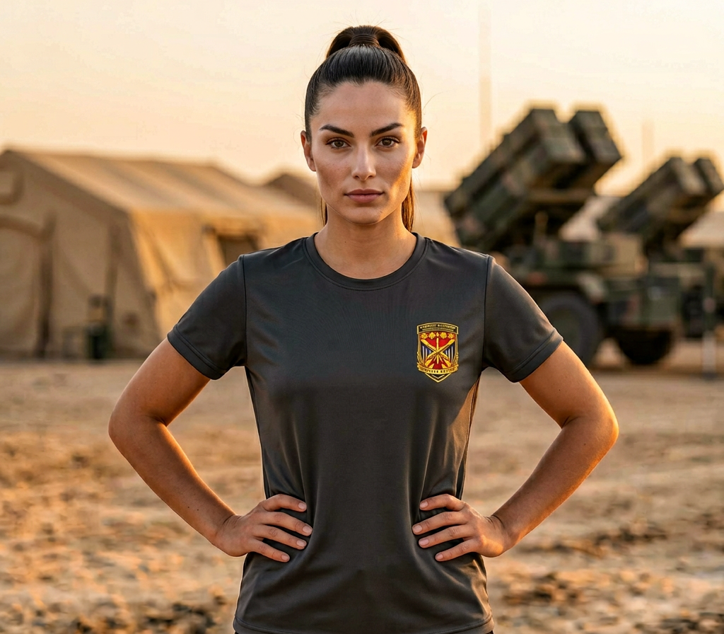 10th AAMDC Women's Shield of Victory Performance PT Shirt