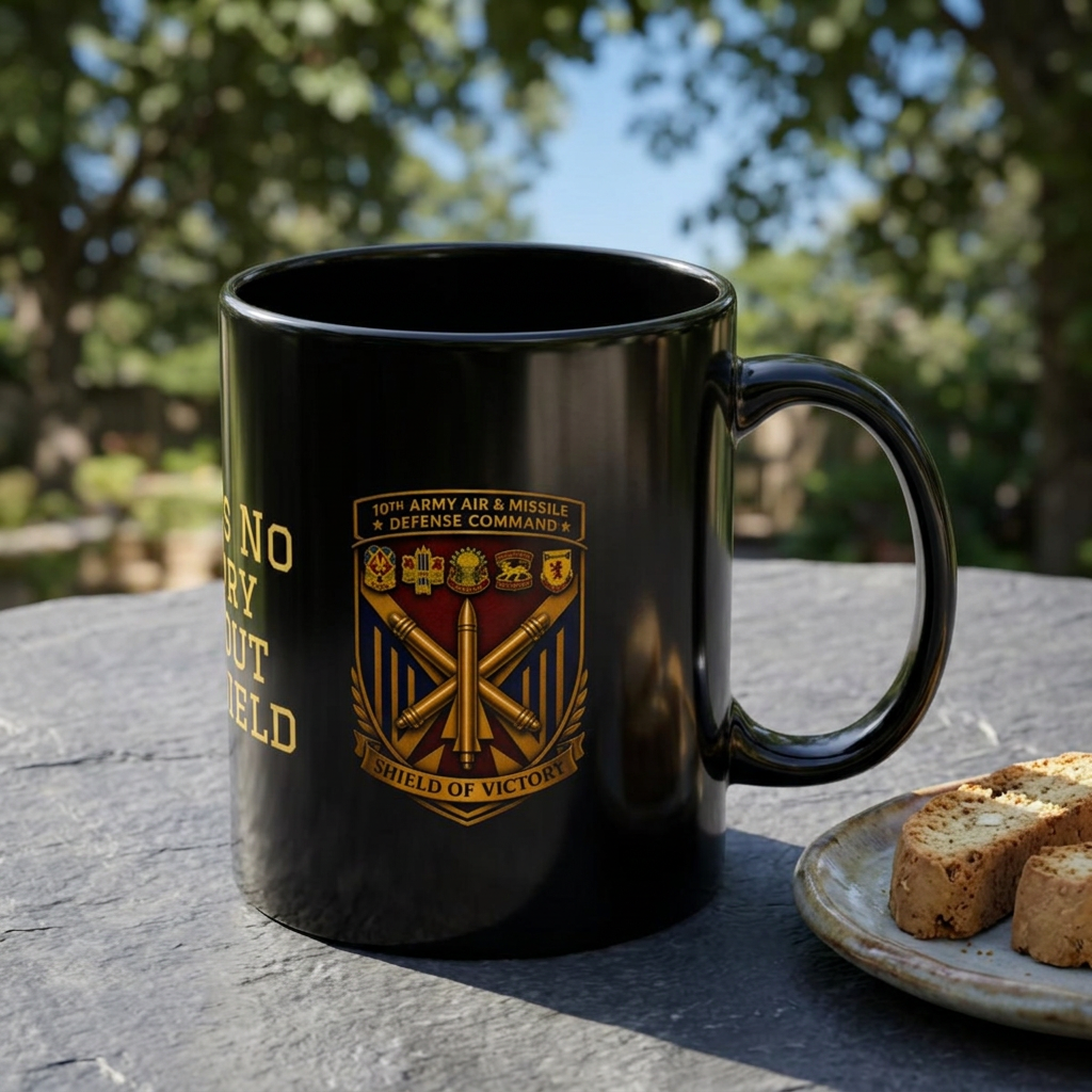10th AAMDC Coffee Mug — "There's No Victory Without The Shield" 11oz/15oz