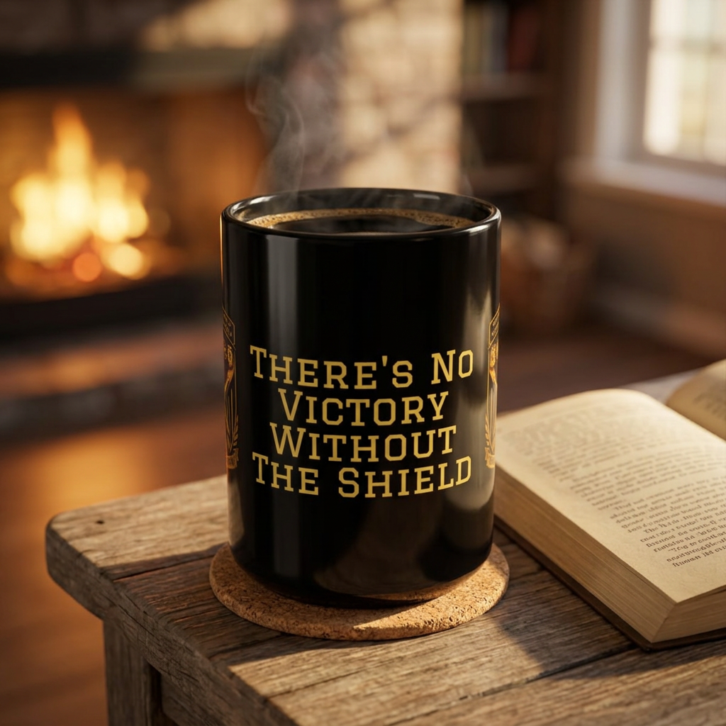 10th AAMDC Coffee Mug — "There's No Victory Without The Shield" 11oz/15oz