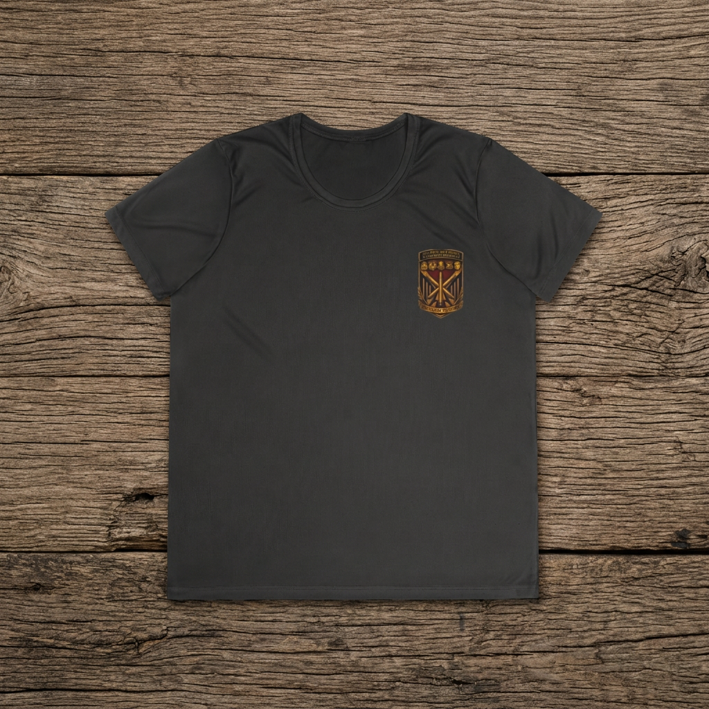 10th AAMDC Women's Shield of Victory Performance PT Shirt