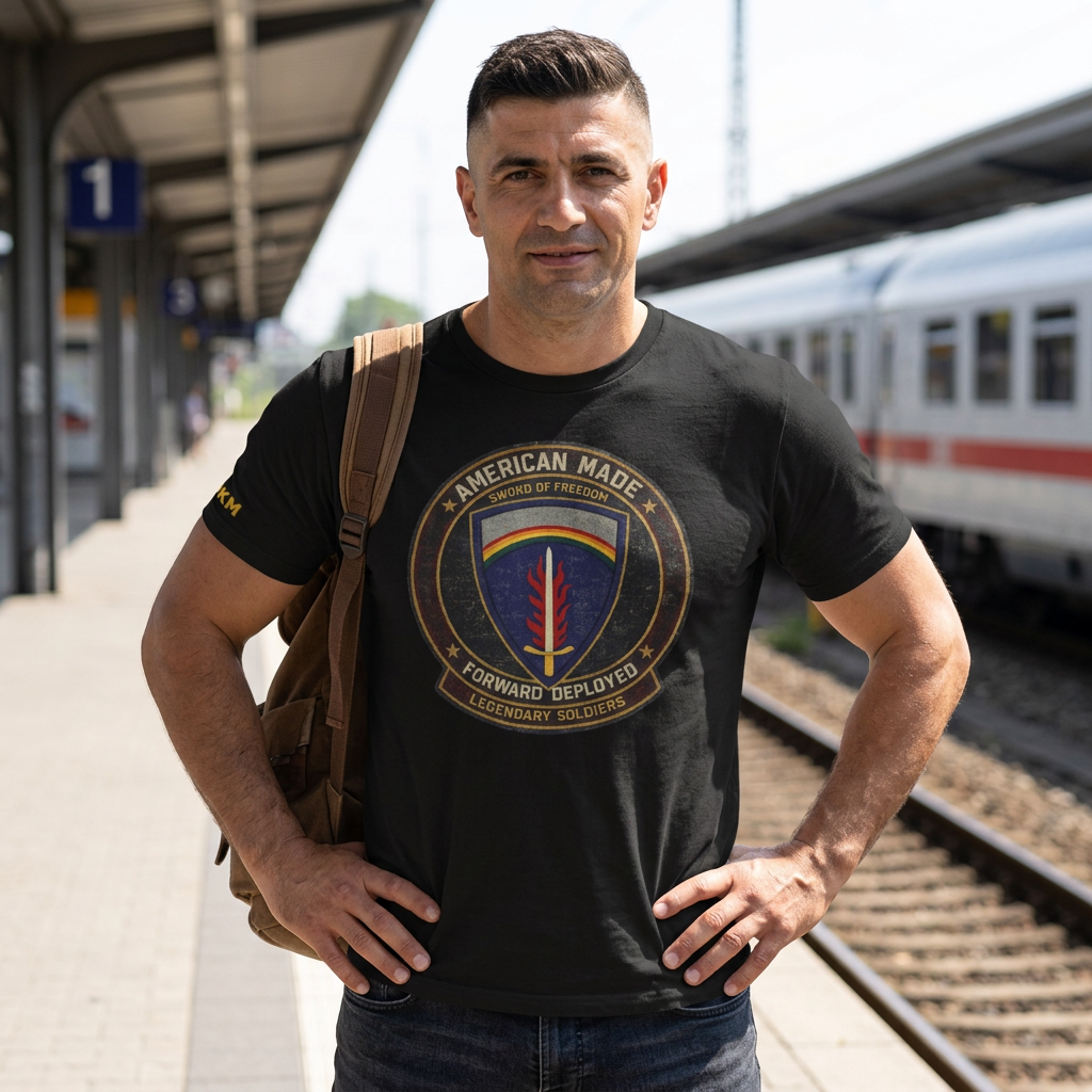 USAREUR-AF Vintage American Short Sleeve Jersey Tee