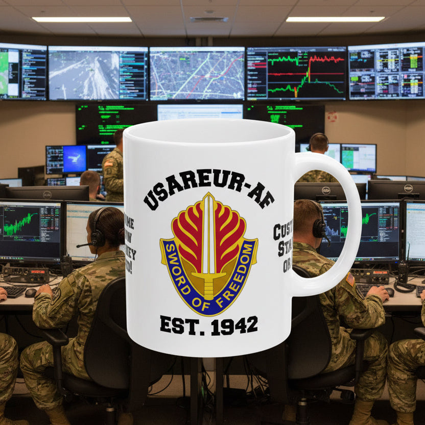 Customizable USAREUR-AF Ceramic Mug