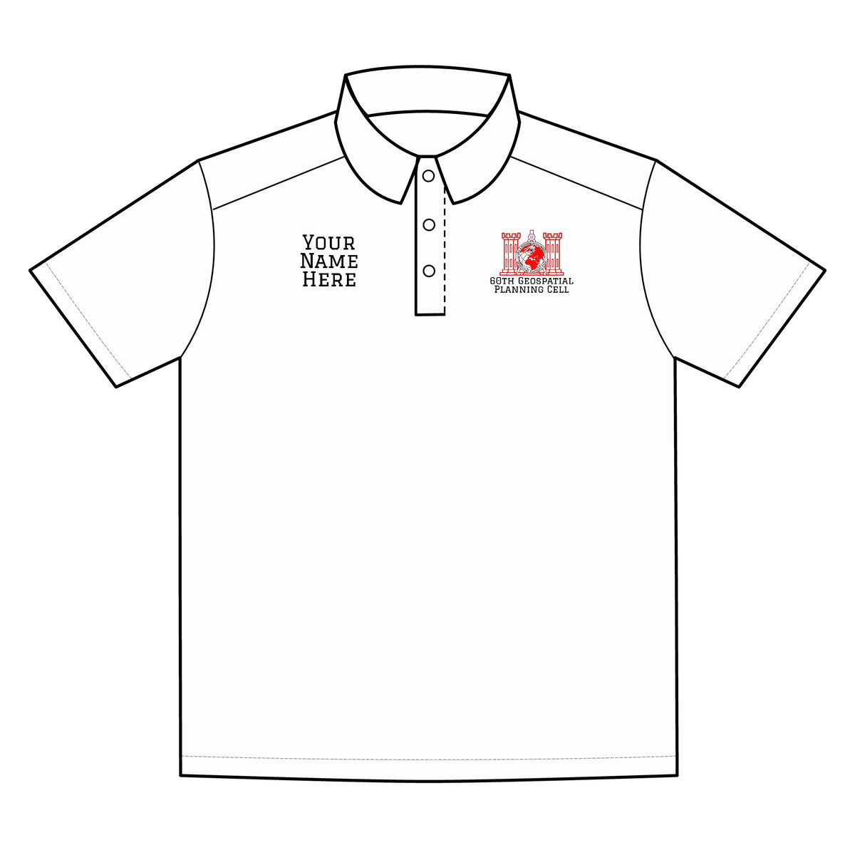 USAREUR-AF 60th GPC Lightweight Snag-Proof Polo