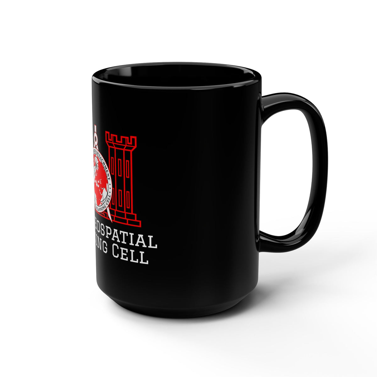 USAREUR-AF 60th GPC Black Mug (15oz)