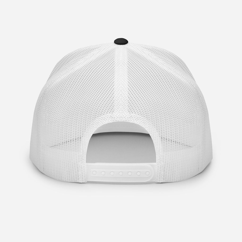 USAREUR-AF G2 Snap-back Trucker Cap in Black/White, back