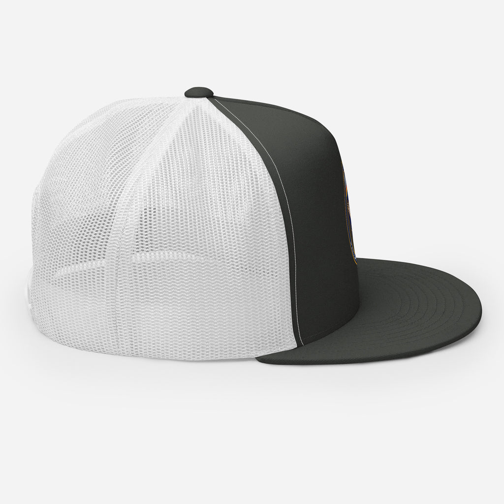 USAREUR-AF G2 Snap-back Trucker Cap in Charcoal/White, right