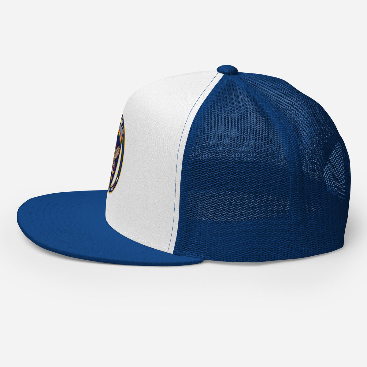 USAREUR-AF G2 Snap-back Trucker Cap in Royal/White/Royal, left