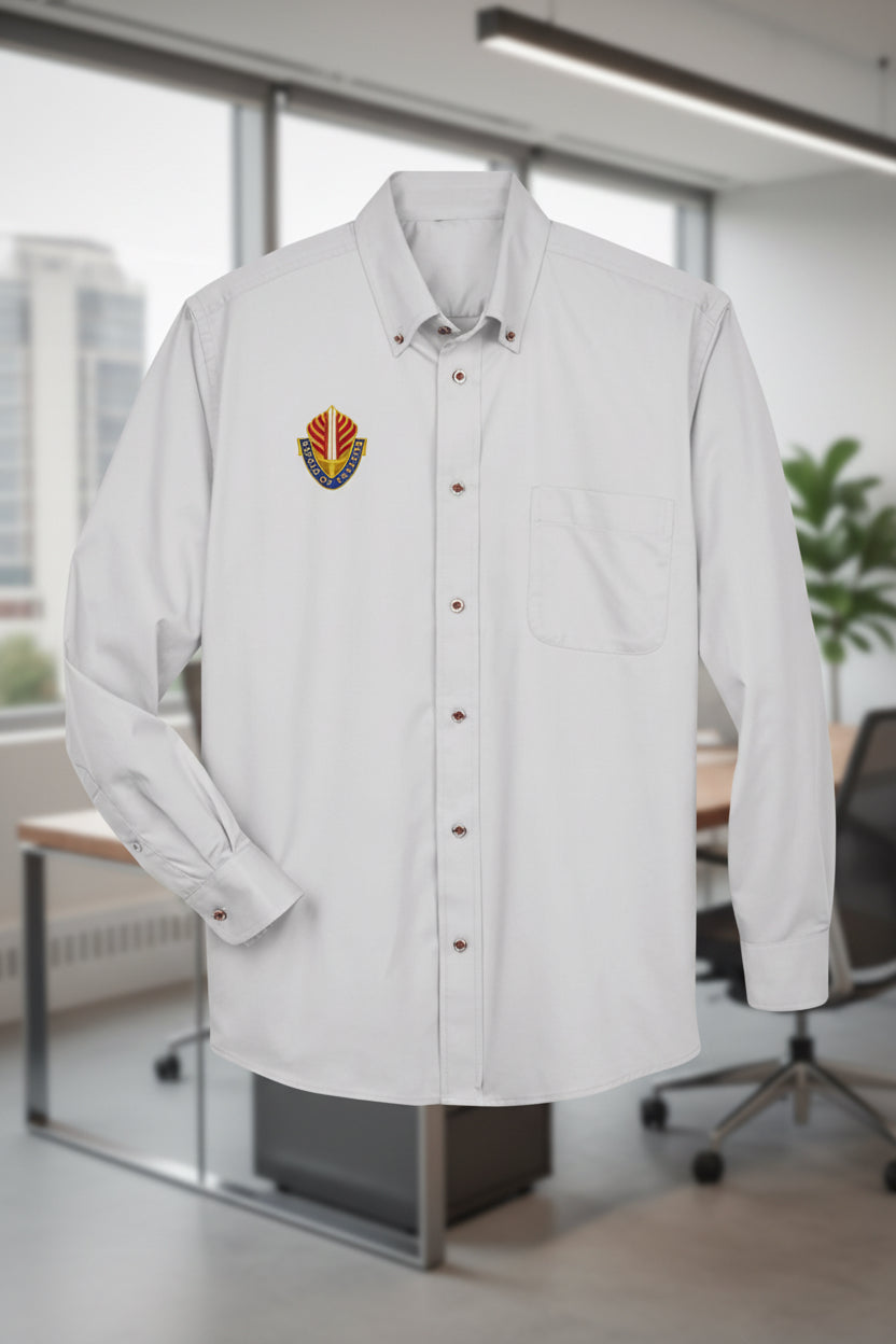 Mens Long-Sleeve Twill Shirt
