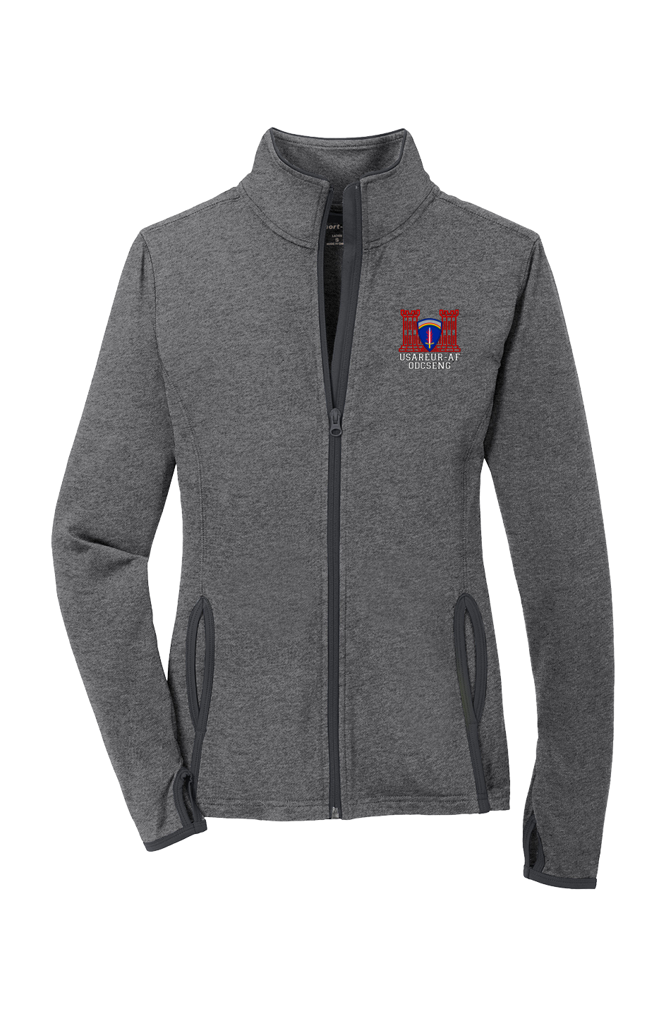 USAREUR AF ODCSENG Womens Sport Wick Contrast Jacket