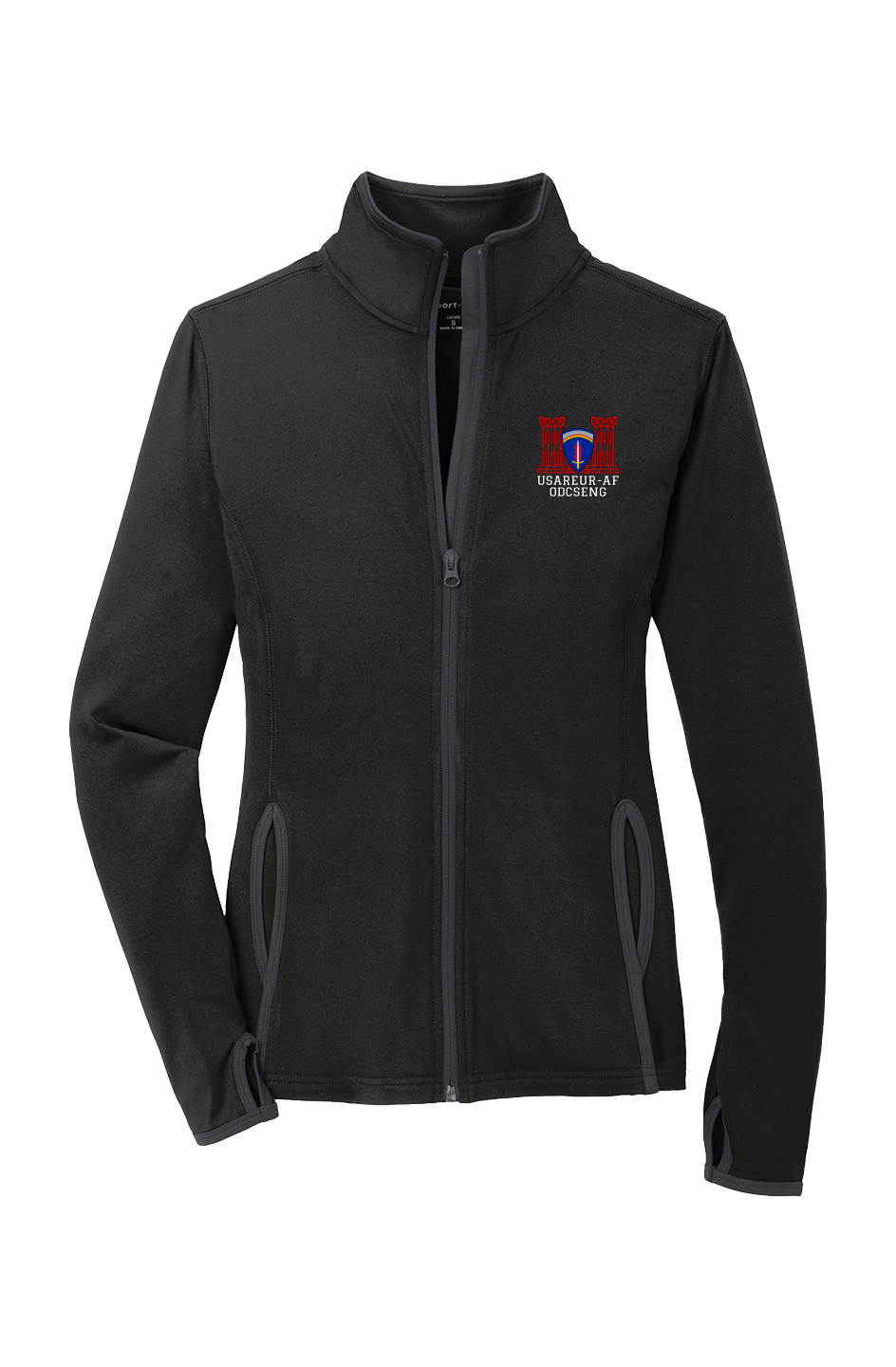 USAREUR AF ODCSENG Womens Sport Wick Contrast Jacket