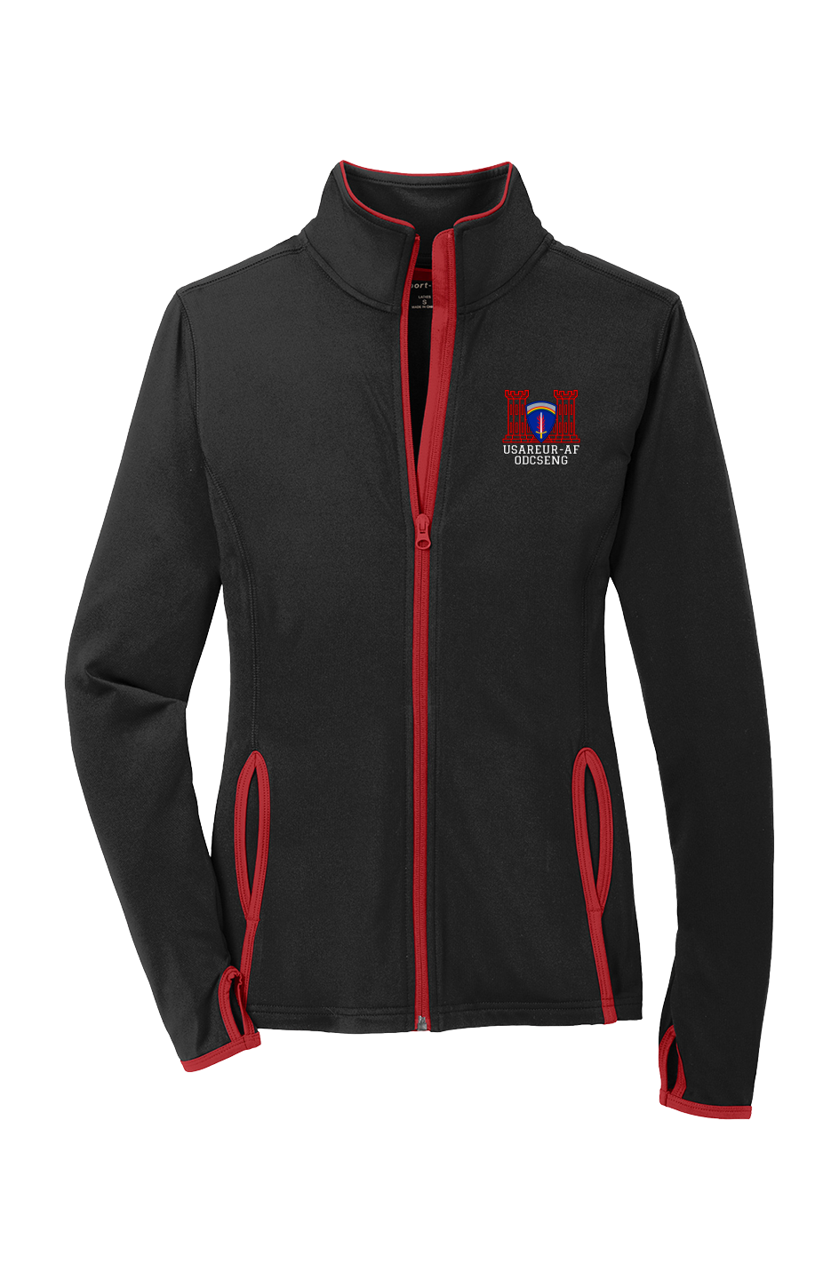 USAREUR AF ODCSENG Womens Sport Wick Contrast Jacket