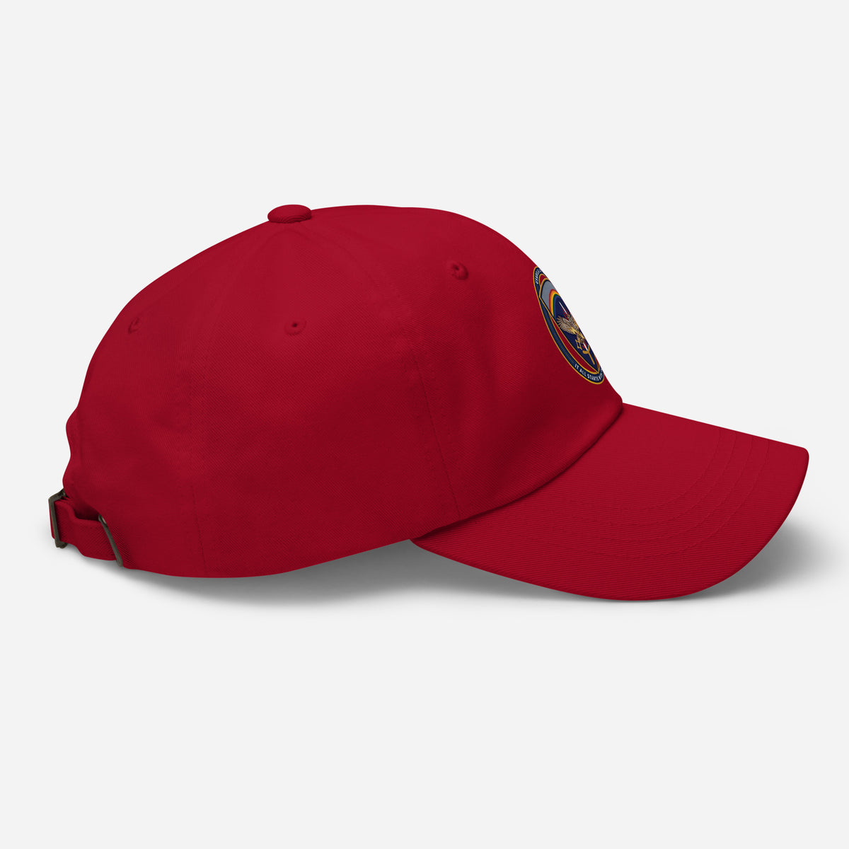 USAREUR-AF G2 Classic Dad Hat in Cranberry, right side