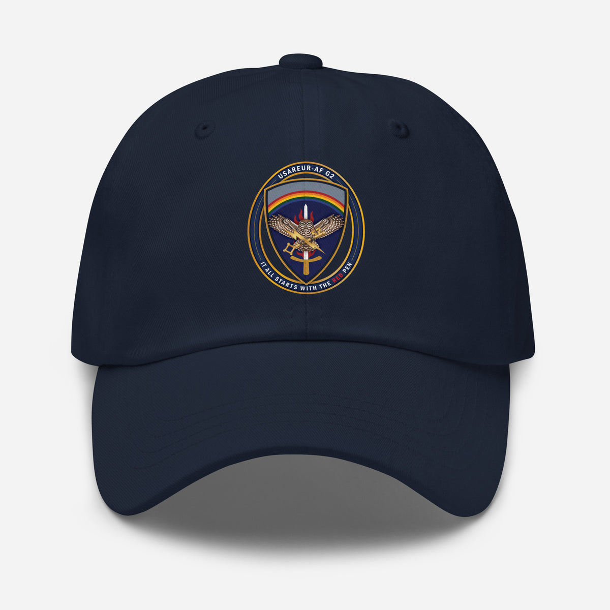 USAREUR-AF G2 Classic Dad Hat in Navy, front