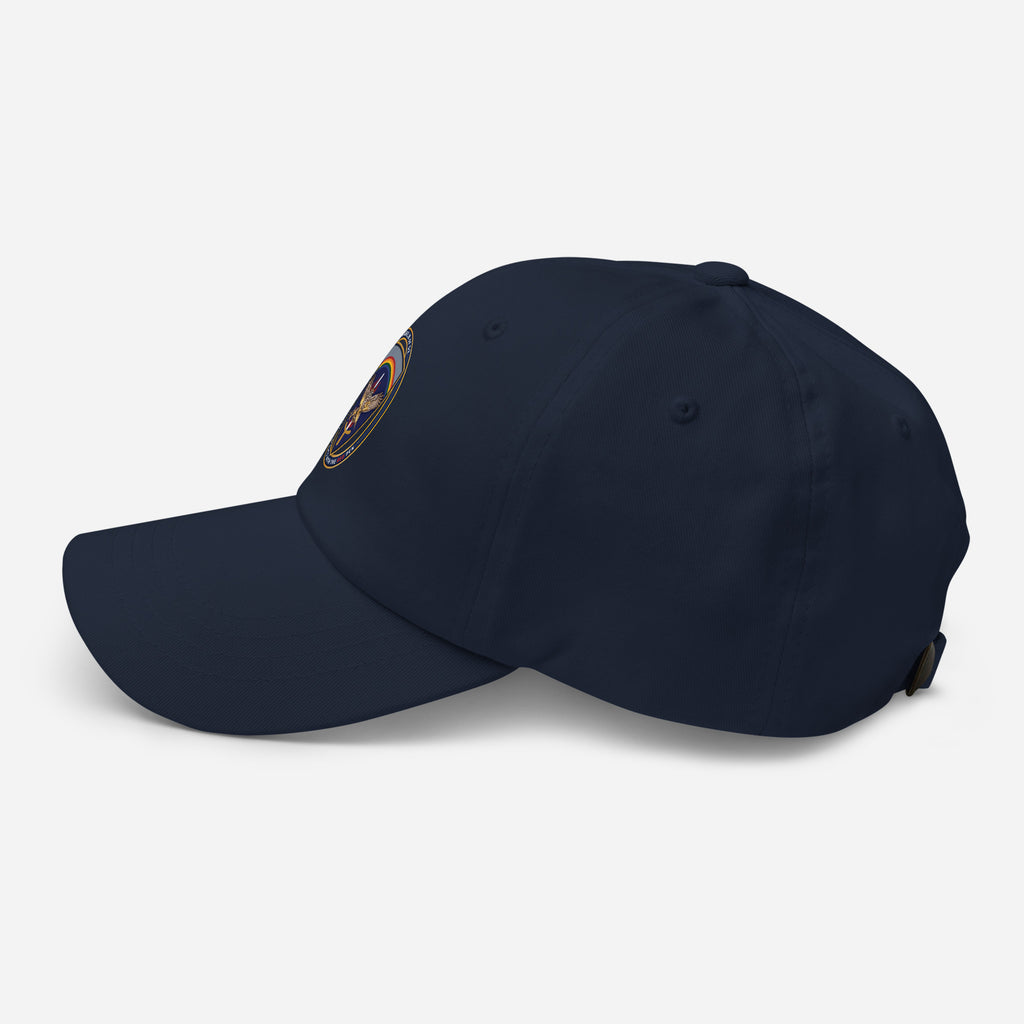 USAREUR-AF G2 Classic Dad Hat in Navy, left side