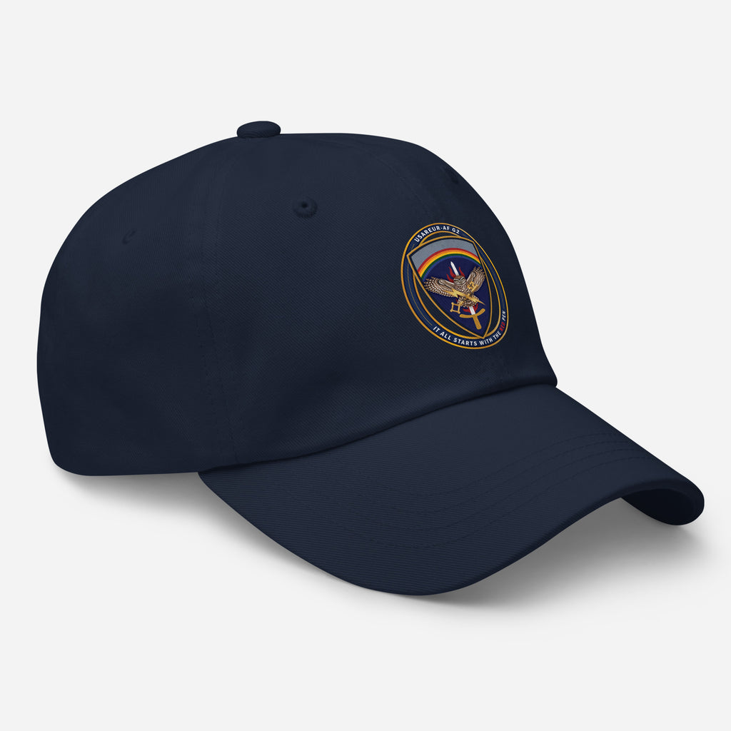 USAREUR-AF G2 Classic Dad Hat in Navy, right front