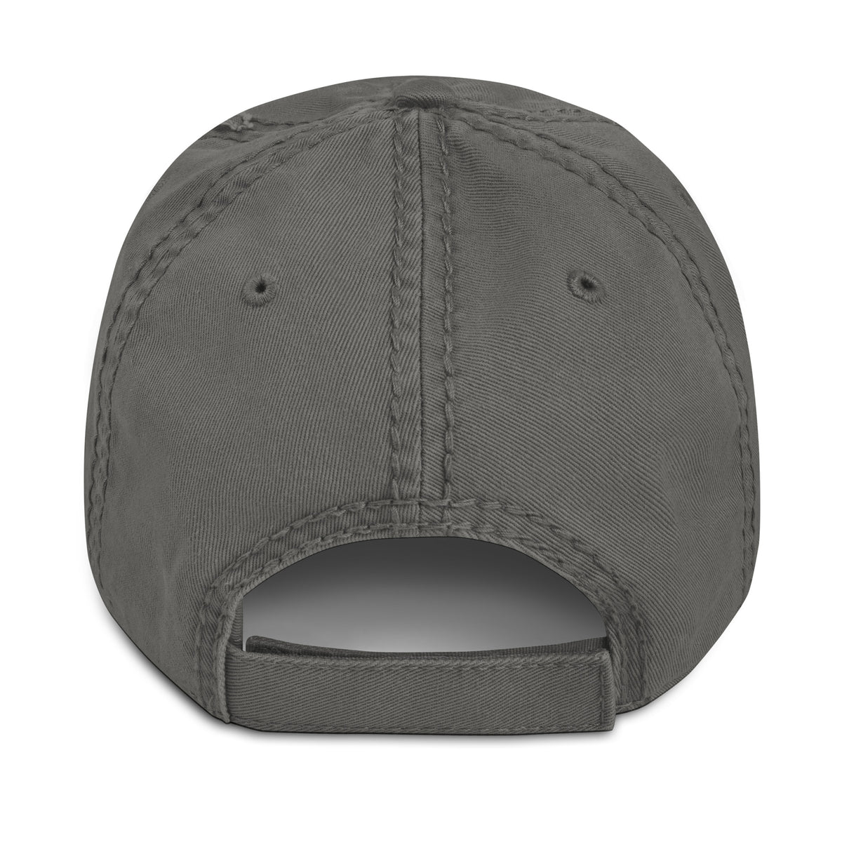 USAREUR-AF G2 Distressed Cap in Charcoal Grey, back