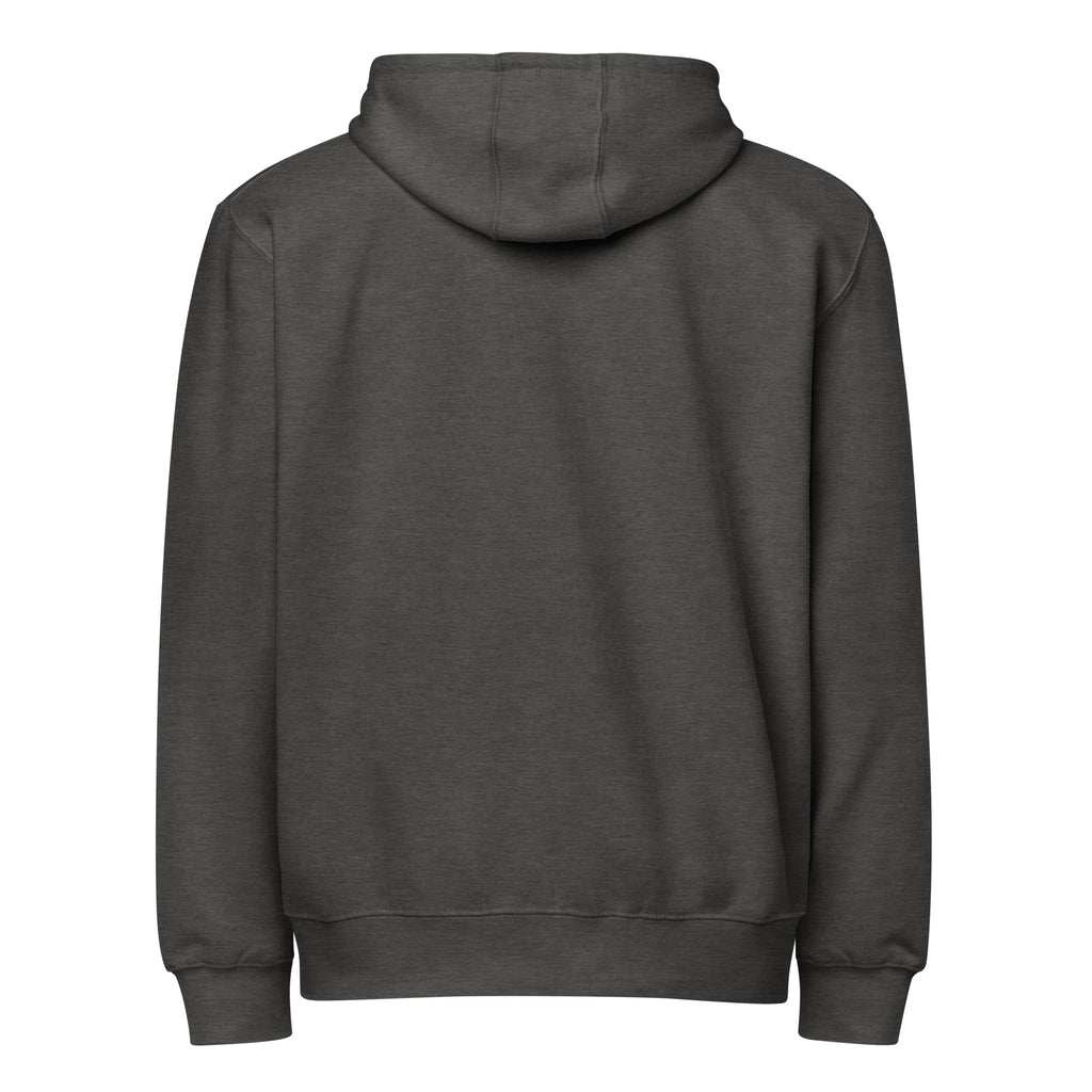 USAREUR-AF G2 Premium Full-Zip Hoodie in Charcoal Heather, back