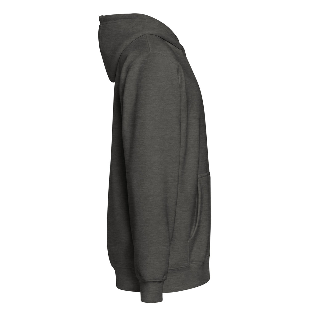 USAREUR-AF G2 Premium Full-Zip Hoodie in Charcoal Heather, right side