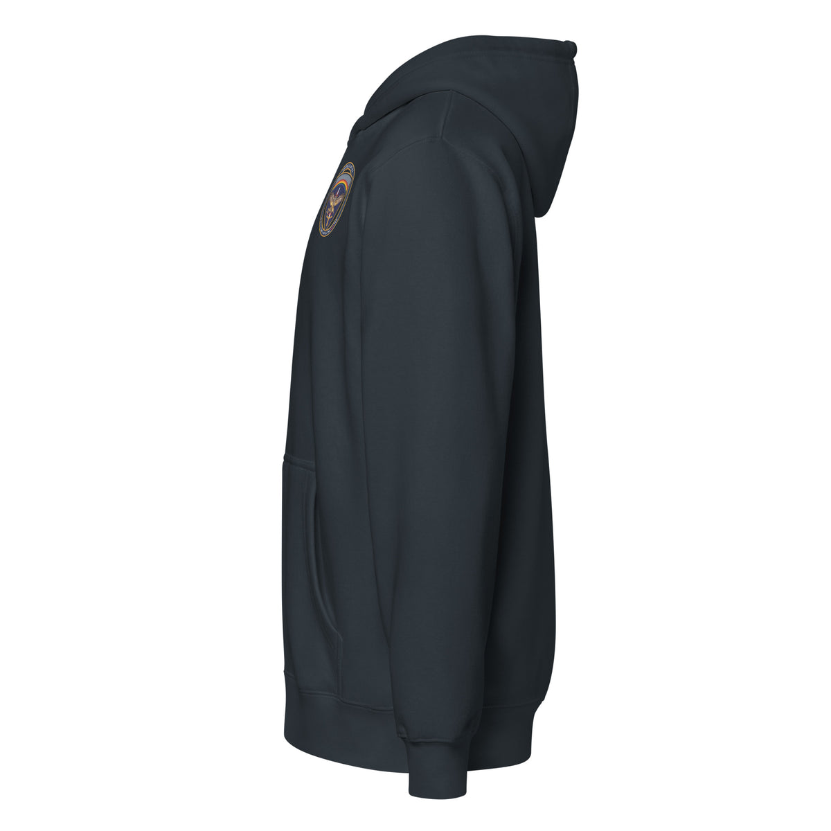 USAREUR-AF G2 Premium Full-Zip Hoodie in Navy, left side