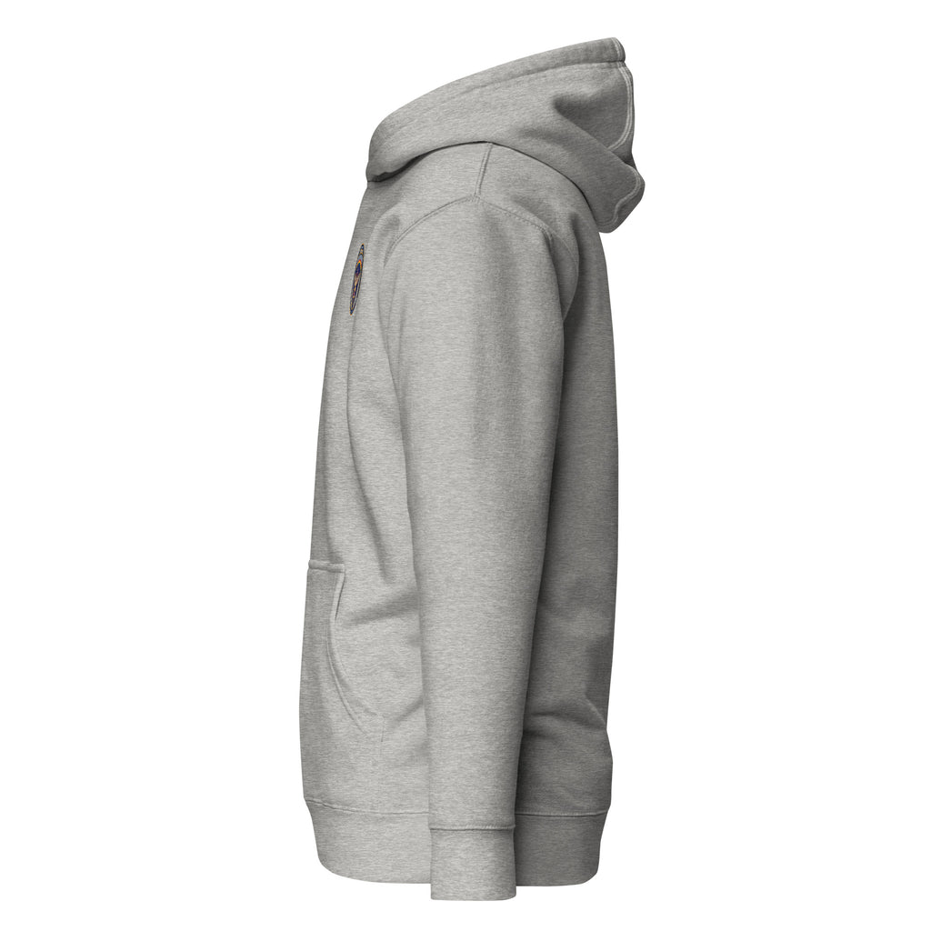 USAREUR-AF G2 Premium Hoodie in Carbon Grey, left side
