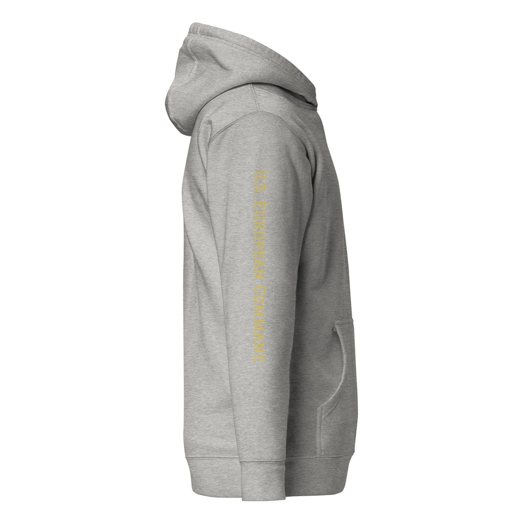 USAREUR-AF G2 Premium Hoodie in Carbon Grey, right side
