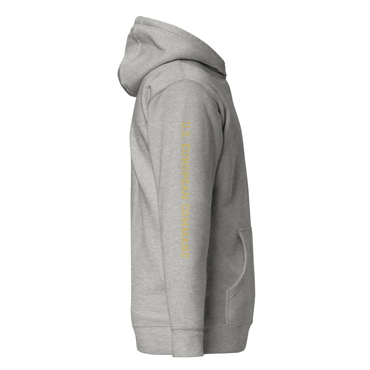 USAREUR-AF G2 Premium Hoodie in Carbon Grey, right side