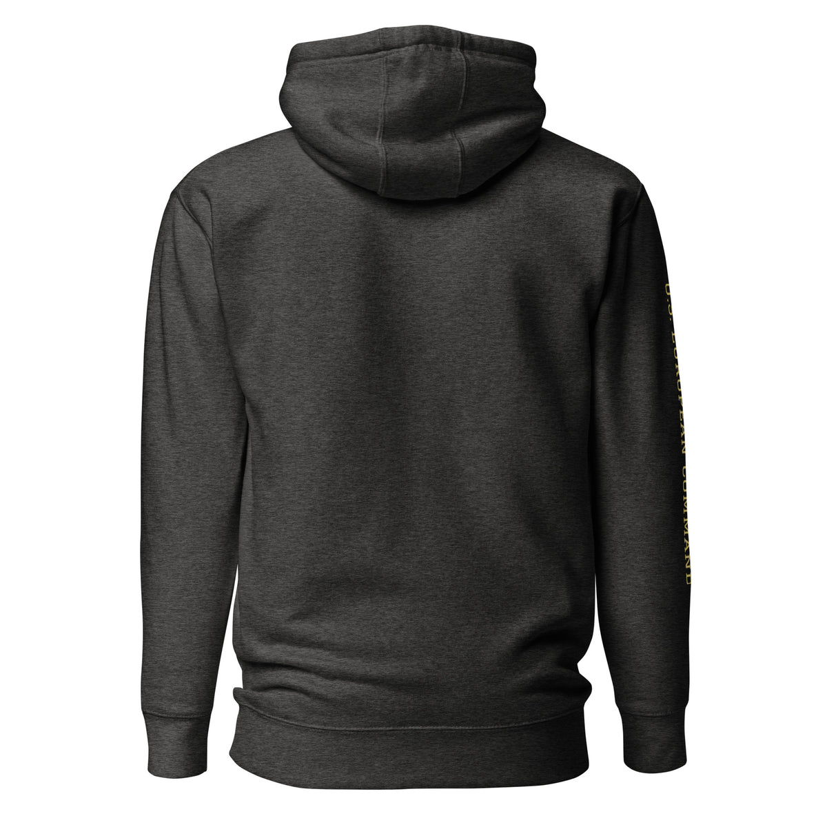 USAREUR-AF G2 Premium Hoodie in Charcoal Heather, back
