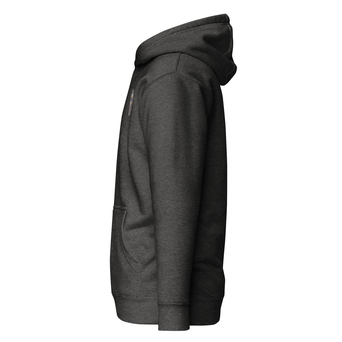 USAREUR-AF G2 Premium Hoodie in Charcoal Heather, left side
