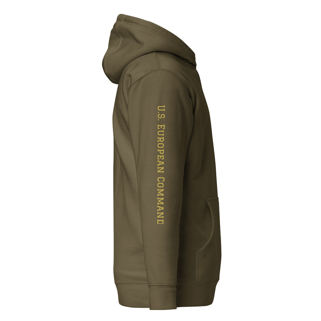 USAREUR-AF G2 Premium Hoodie in Military Green, right side