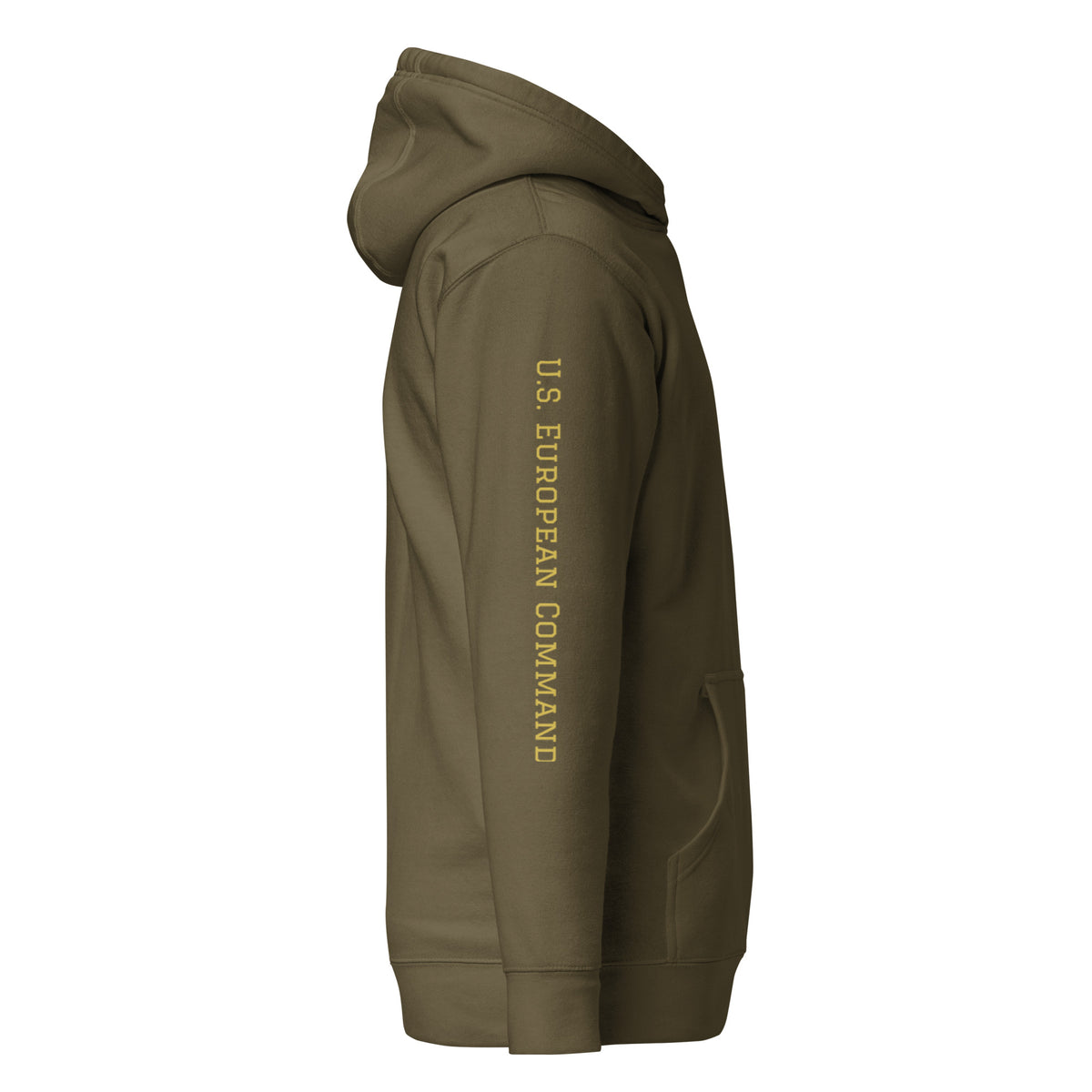 USAREUR-AF G2 Premium Hoodie in Military Green, right side