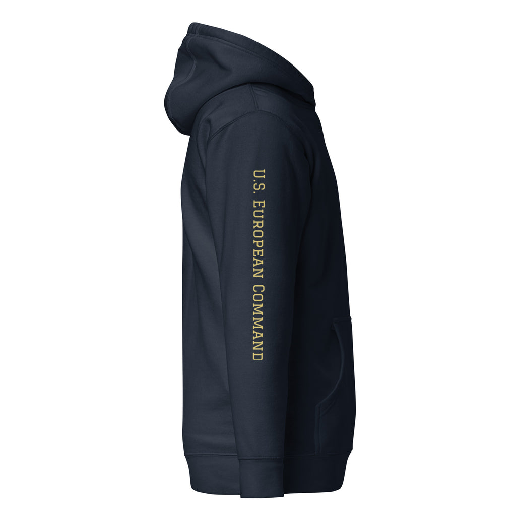 USAREUR-AF G2 Premium Hoodie in Navy Blazer, right side