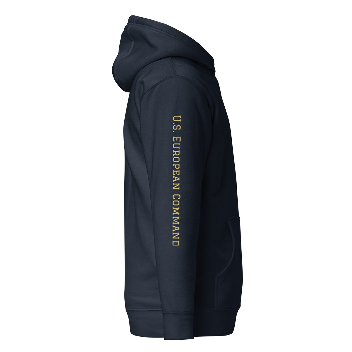 USAREUR-AF G2 Premium Hoodie in Navy Blazer, right side