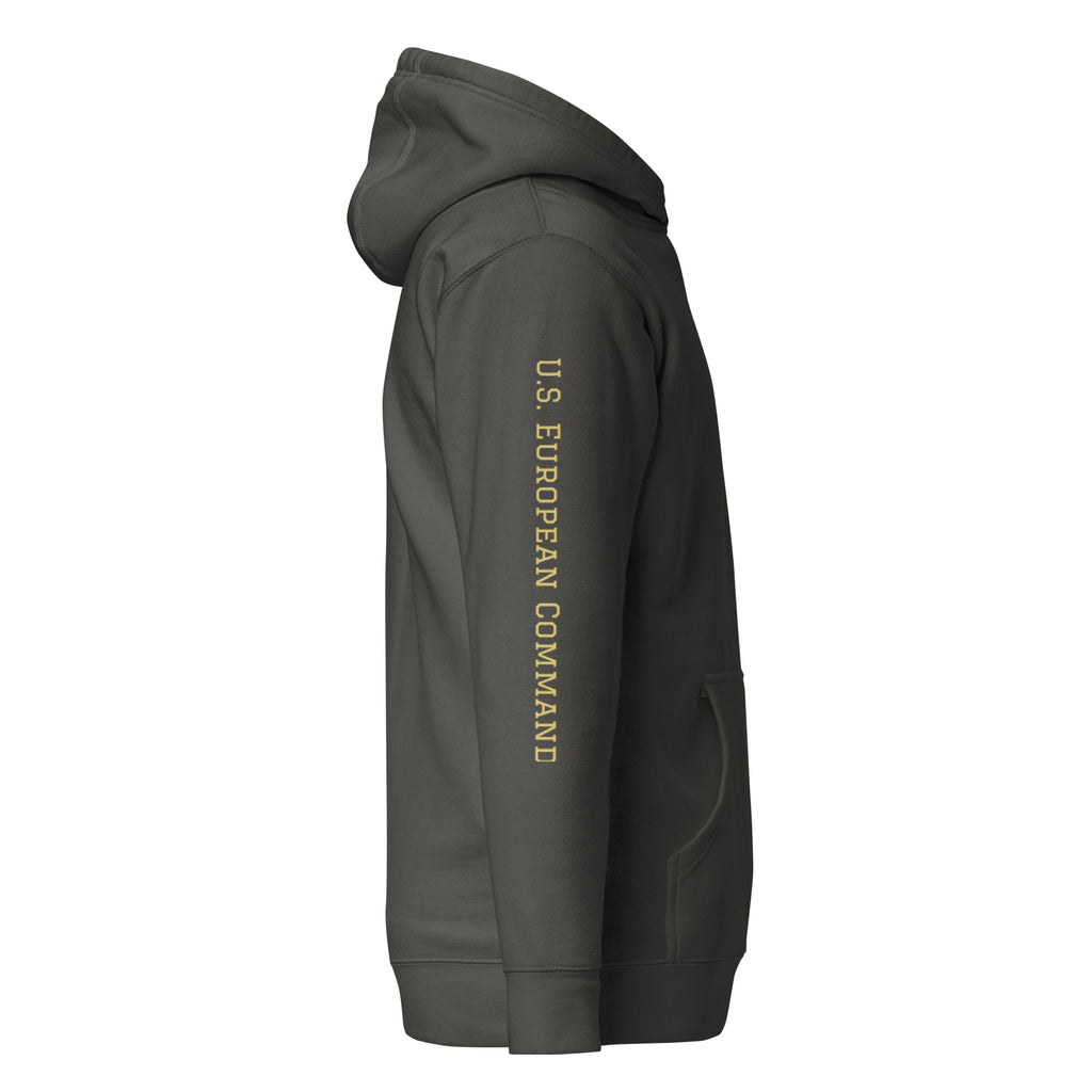USAREUR-AF G2 Premium Hoodie in Vintage Black, right side