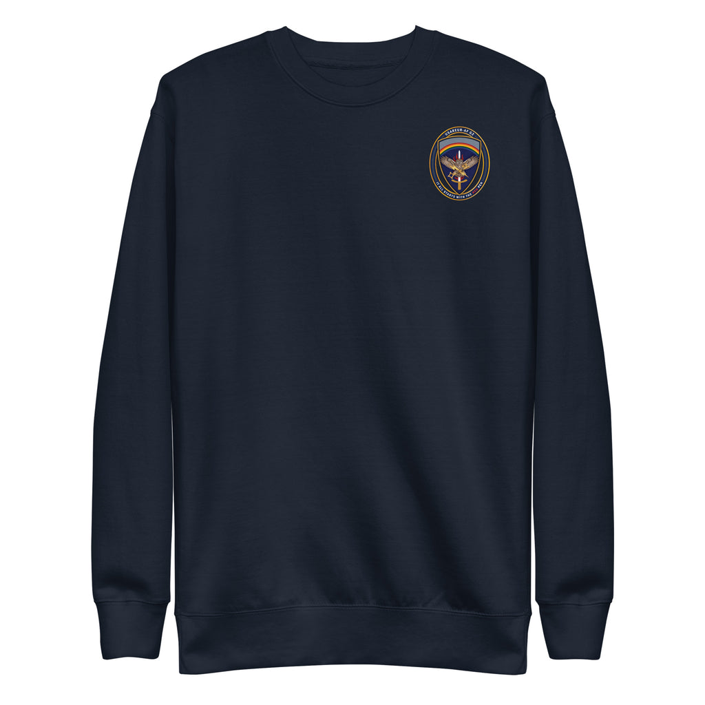 USAREUR-AF G2 Premium Sweatshirt in Navy Blazer, front